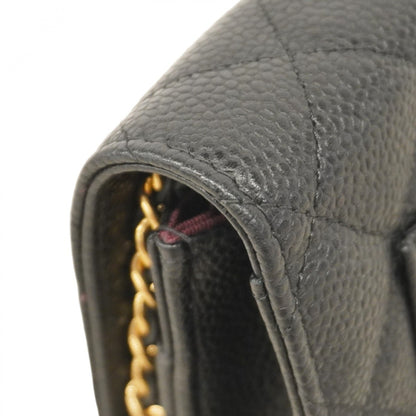 Chanel Calfskin Black Shoulder Bags