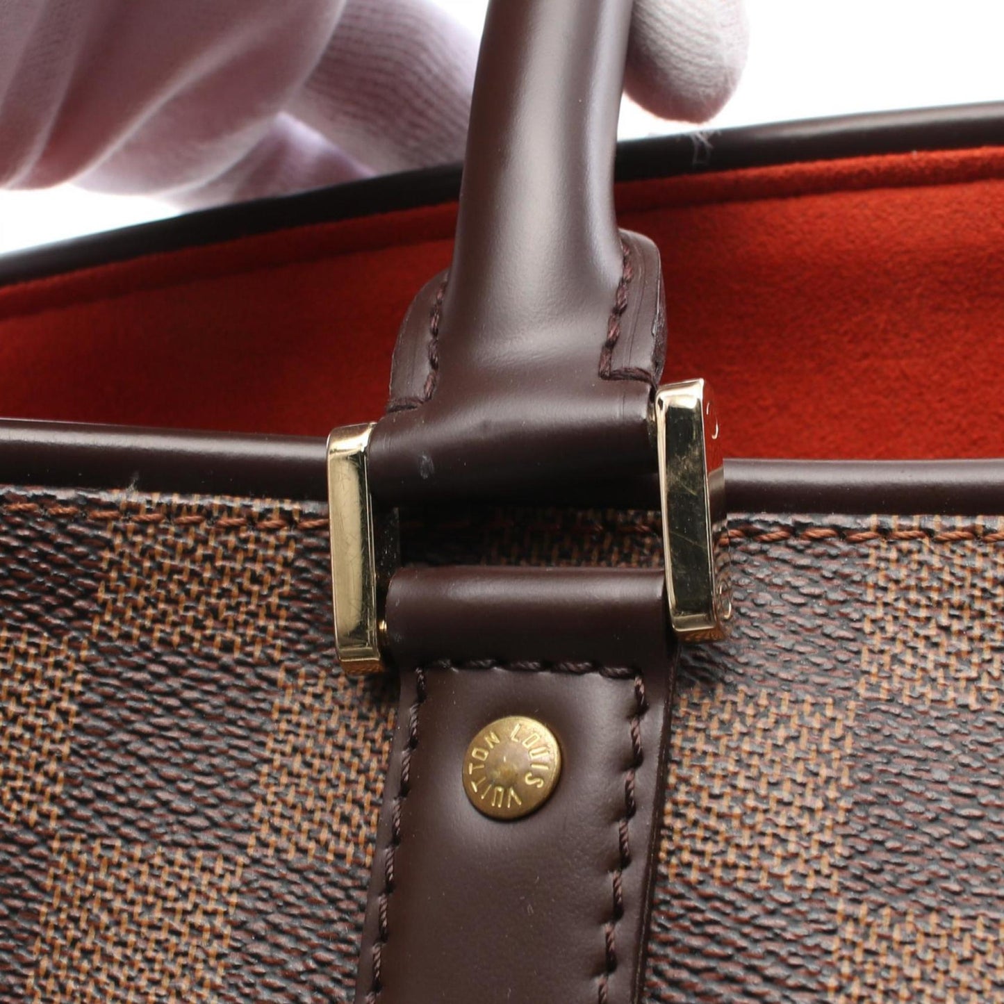 Louis Vuitton Coated Canvas Brown Handbags