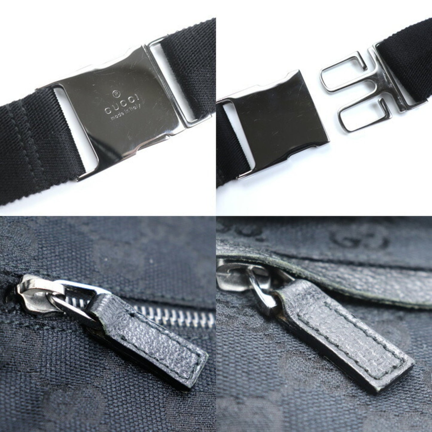 Gucci Canvas Black Crossbody Bags