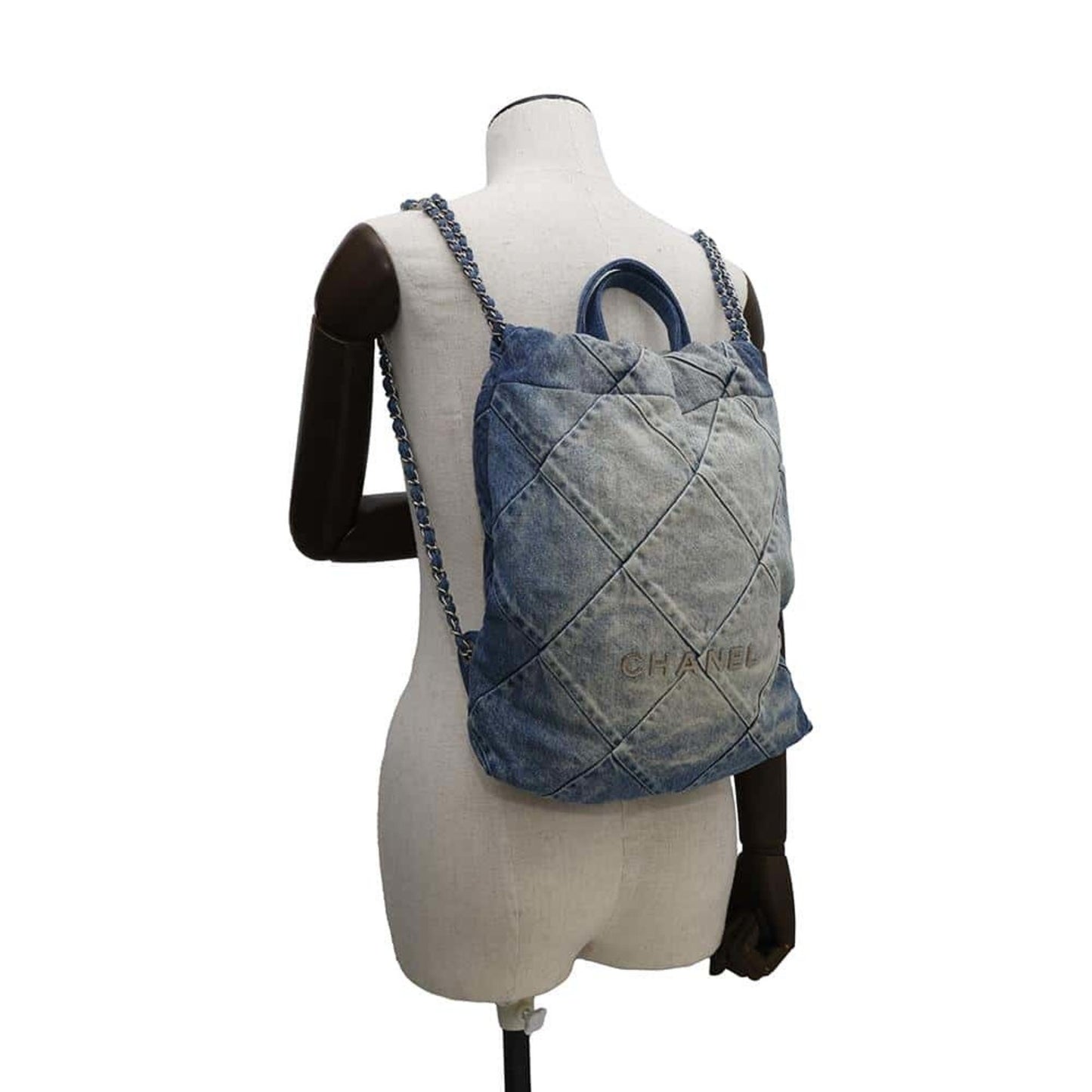 Chanel Denim Blue Backpacks