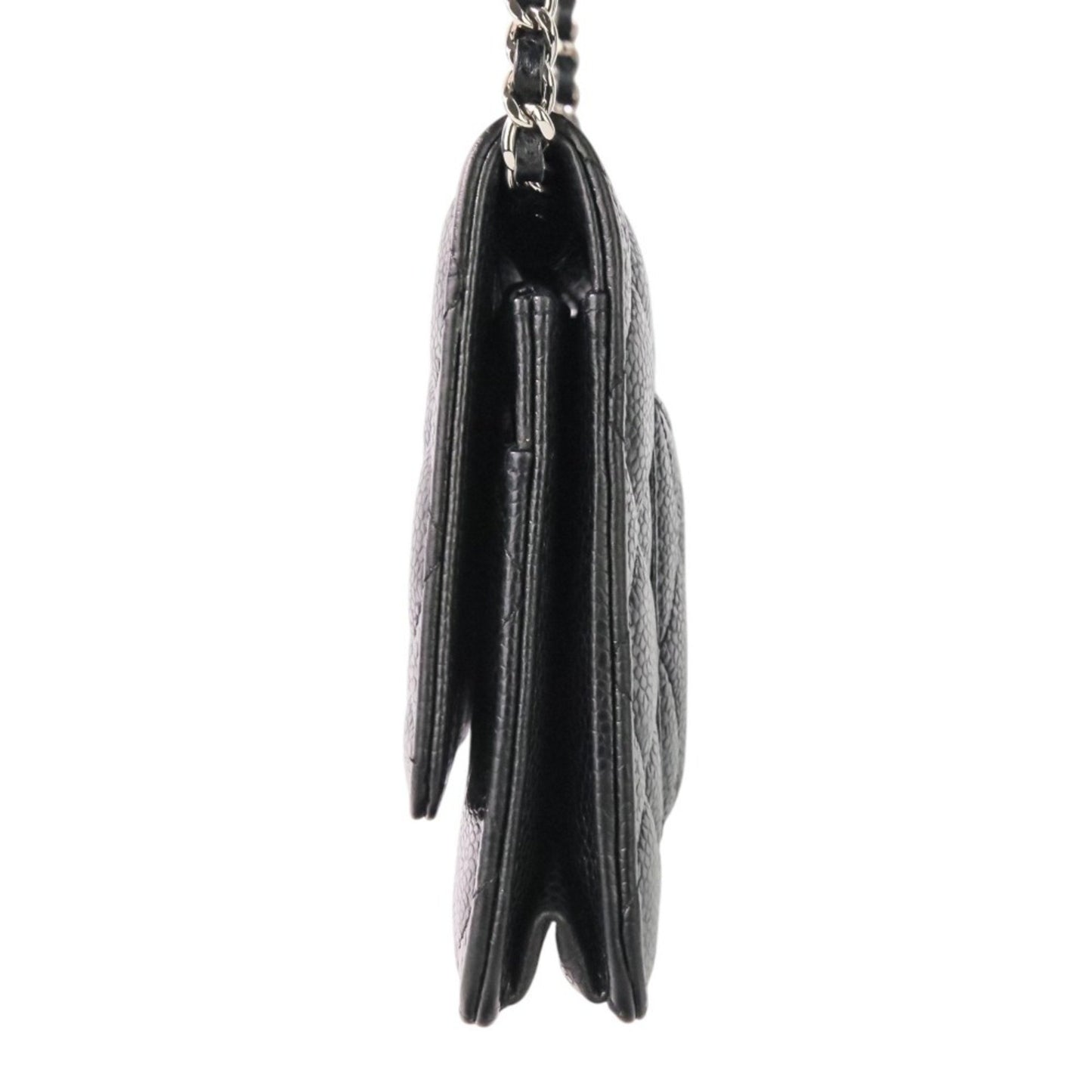 Chanel Calfskin Black Shoulder Bags