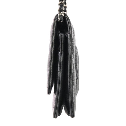 Chanel Calfskin Black Shoulder Bags