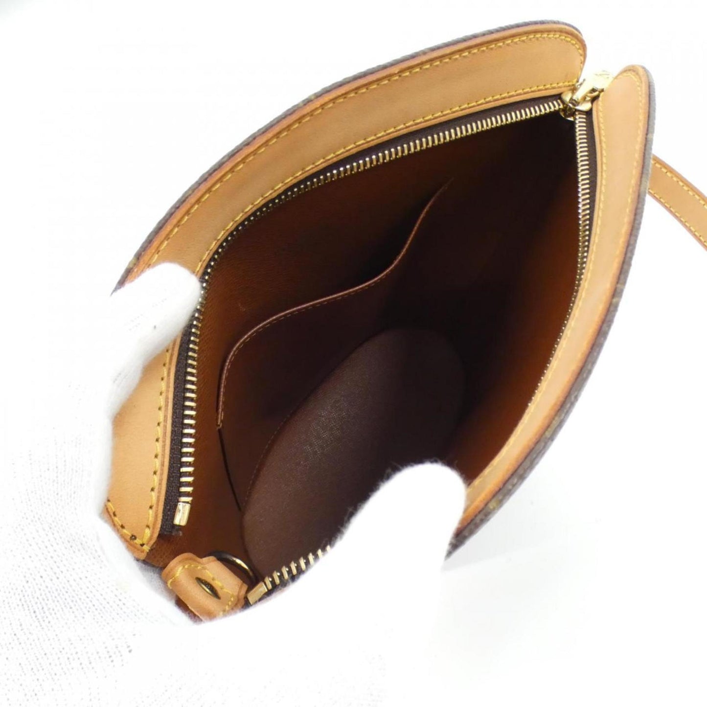 Louis Vuitton Coated Canvas Brown Shoulder Bags