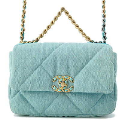 Chanel Denim Blue Shoulder Bags