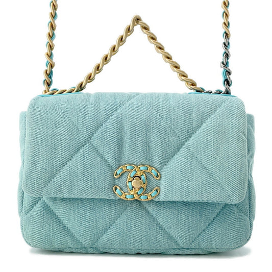 Chanel Denim Blue Shoulder Bags