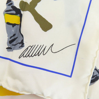 Louis Vuitton Silk White Scarves