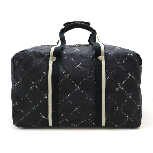 Chanel Nylon Black Travel Bags