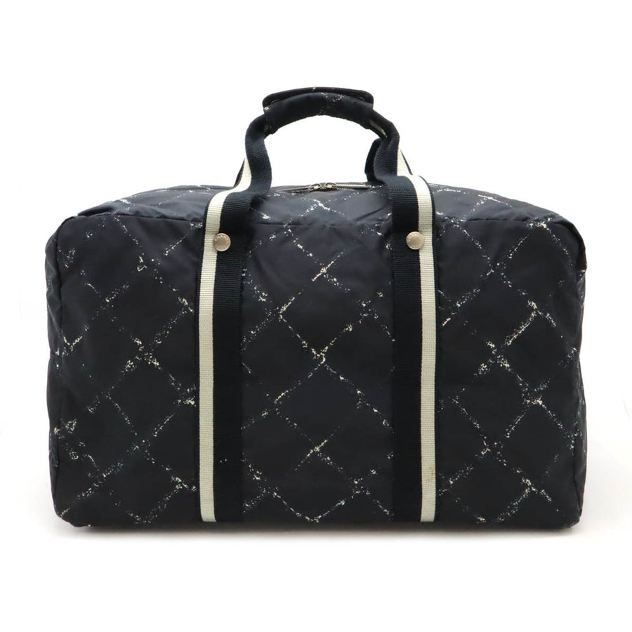 Chanel Nylon Black Travel Bags