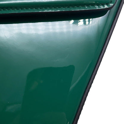 Gucci Patent Green Handbags