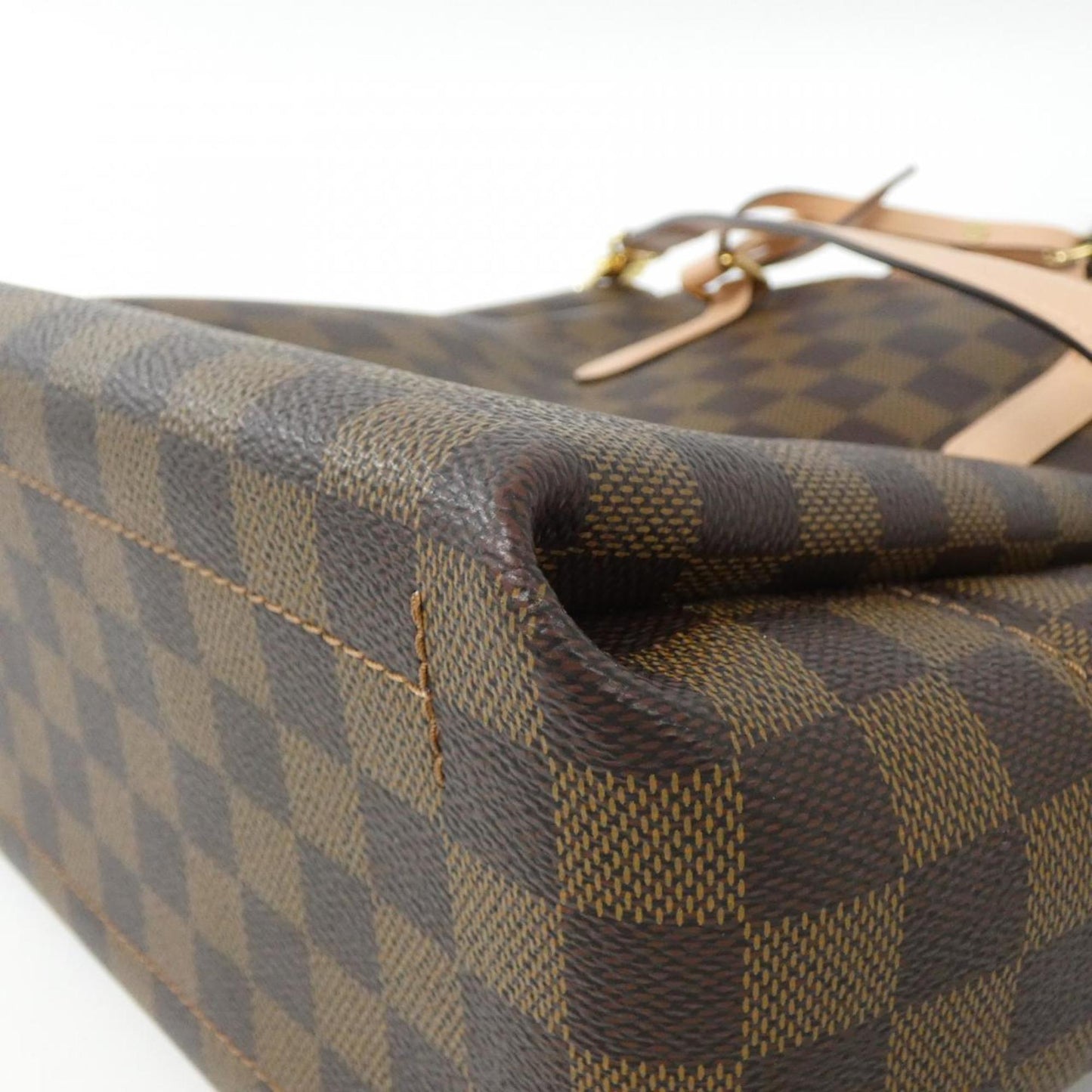 Louis Vuitton Coated Canvas Brown Handbags