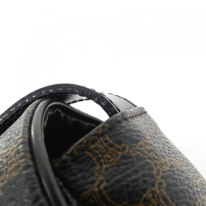 Celine Coated Canvas Black Shoulder Bags