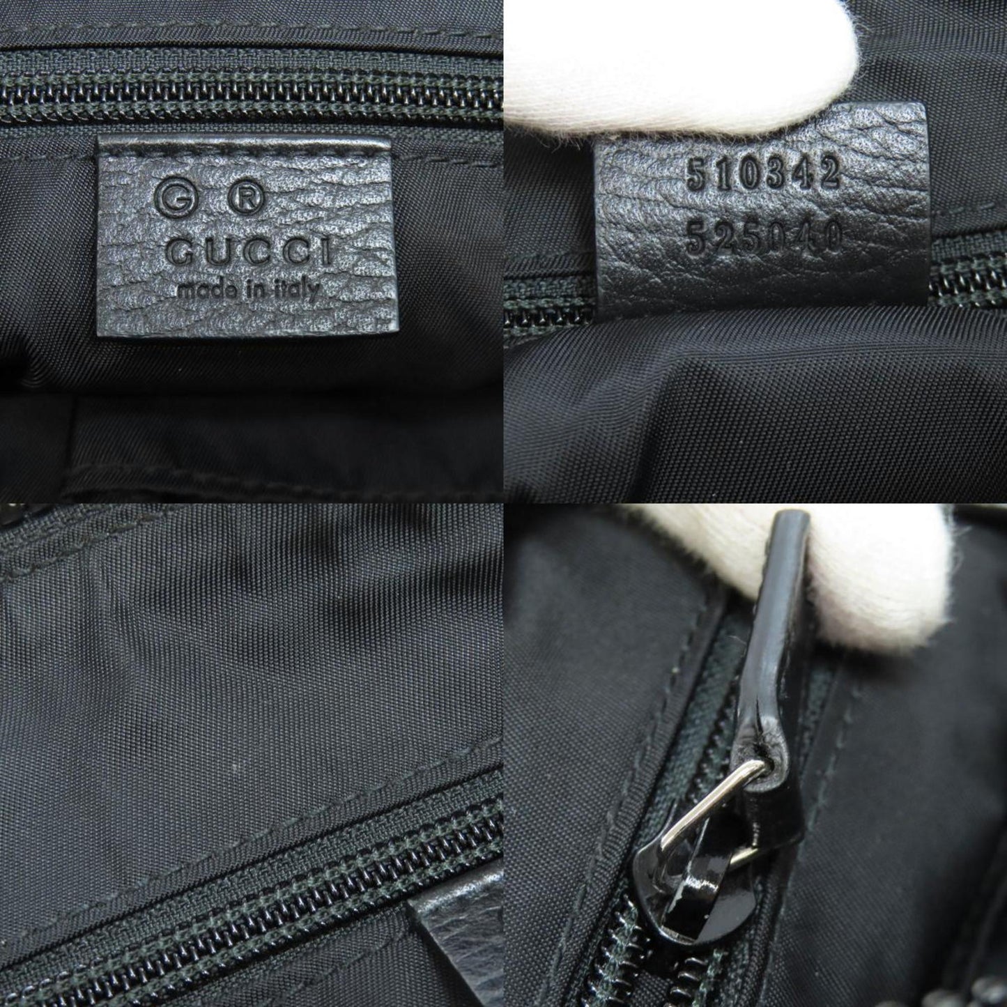 Gucci Nylon Black Shoulder Bags