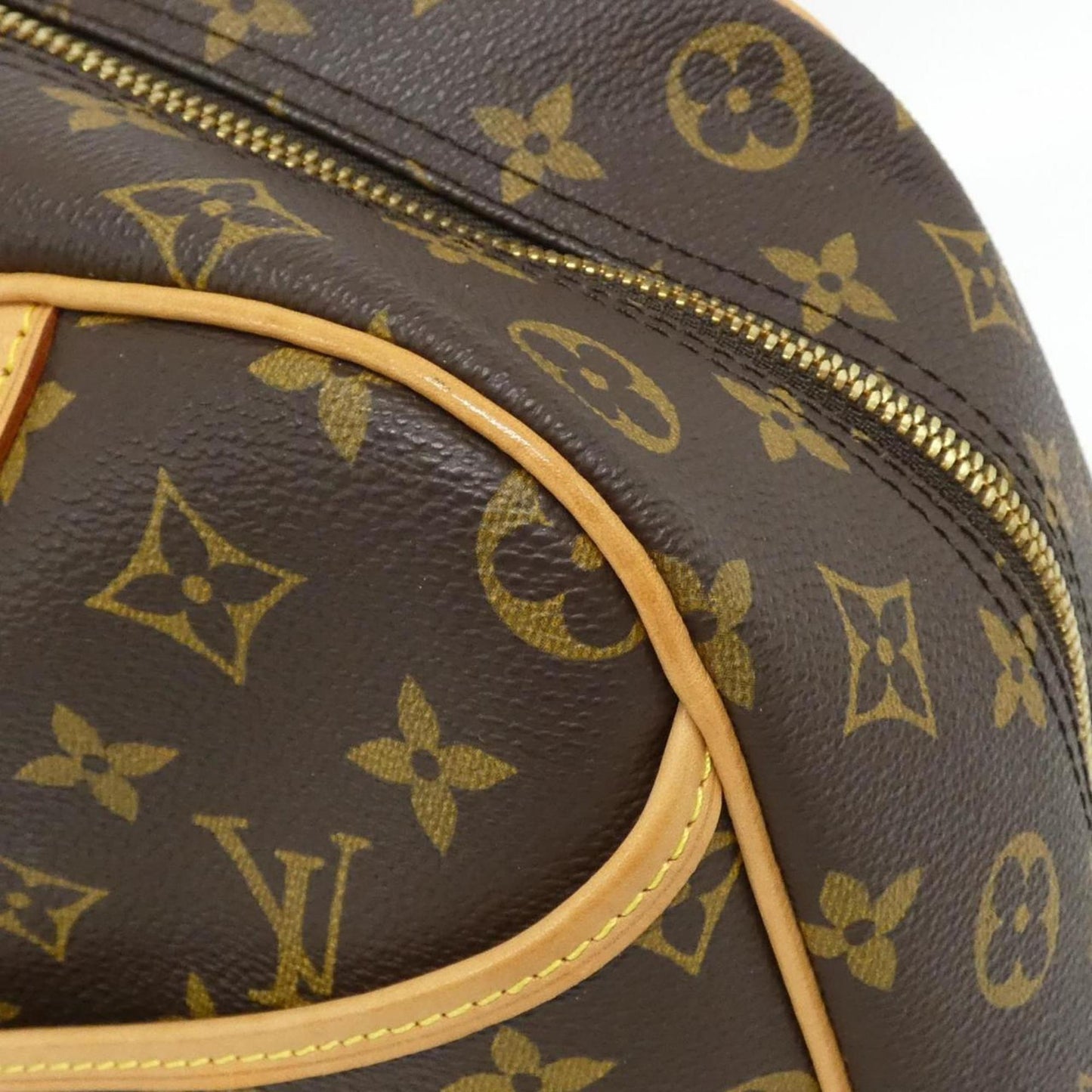 Louis Vuitton Coated Canvas Brown Handbags