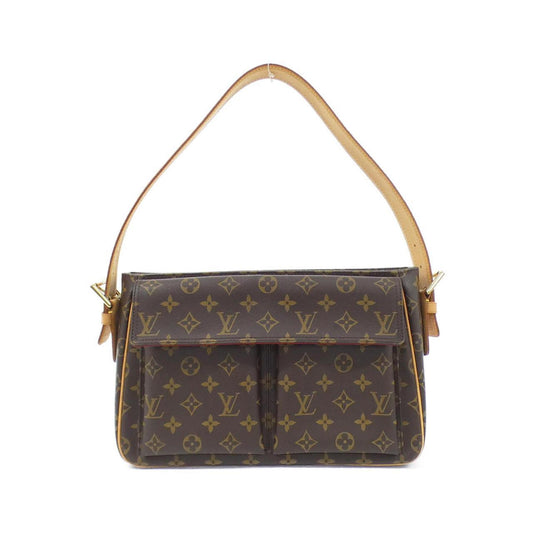 Louis Vuitton Coated Canvas Brown Shoulder Bags