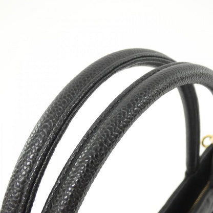 Chanel Calfskin Black Handbags