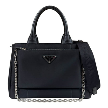 Prada Nylon Black Shoulder Bags