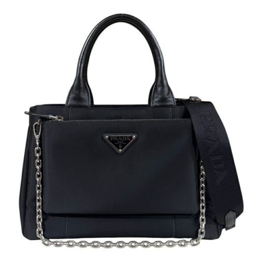 Prada Nylon Black Shoulder Bags