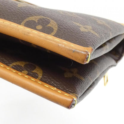Louis Vuitton Coated Canvas Brown Shoulder Bags