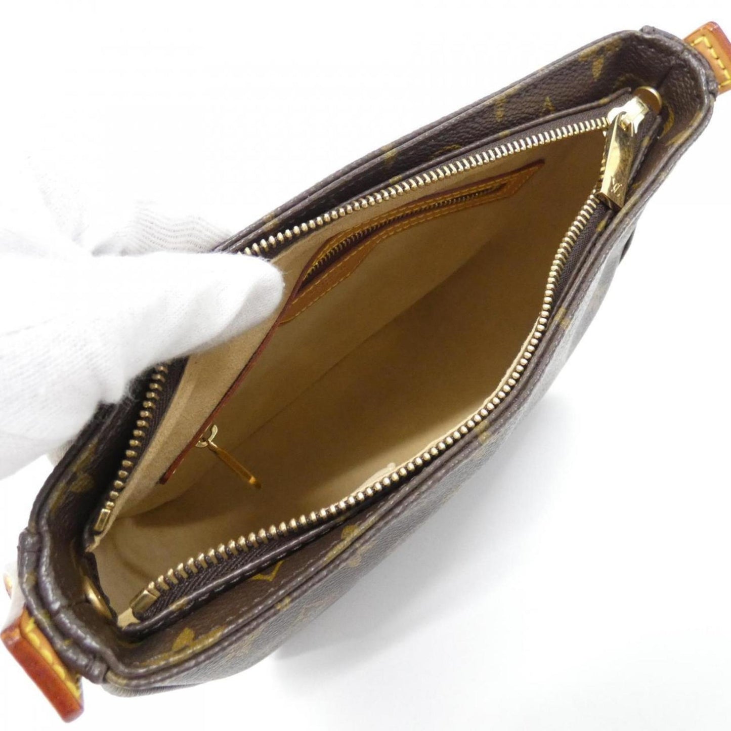 Louis Vuitton Coated Canvas Brown Shoulder Bags