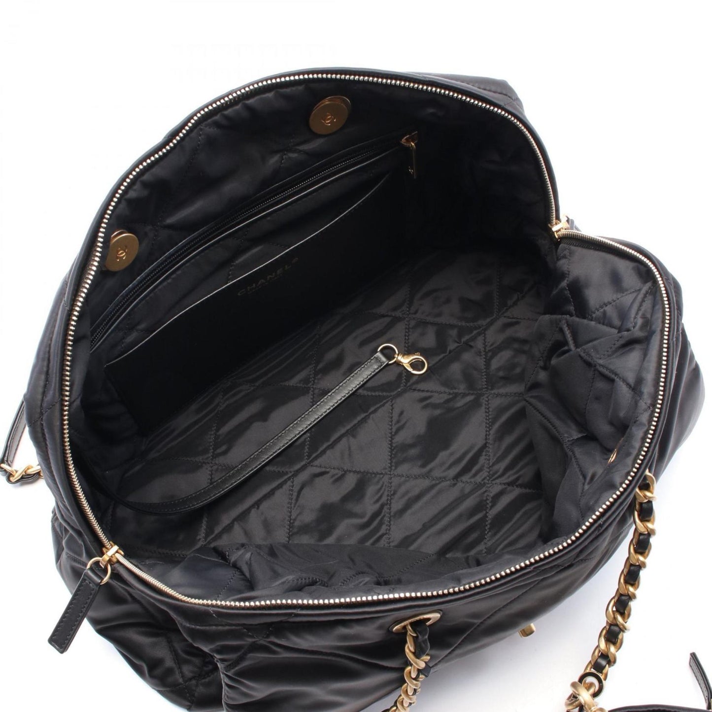 Chanel Nylon Black Shoulder Bags