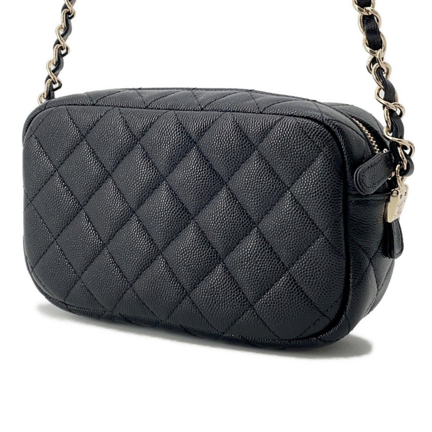 Chanel Calfskin Black Shoulder Bags