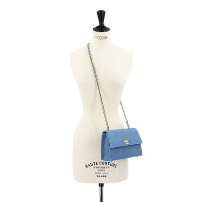Chanel Denim Blue Shoulder Bags