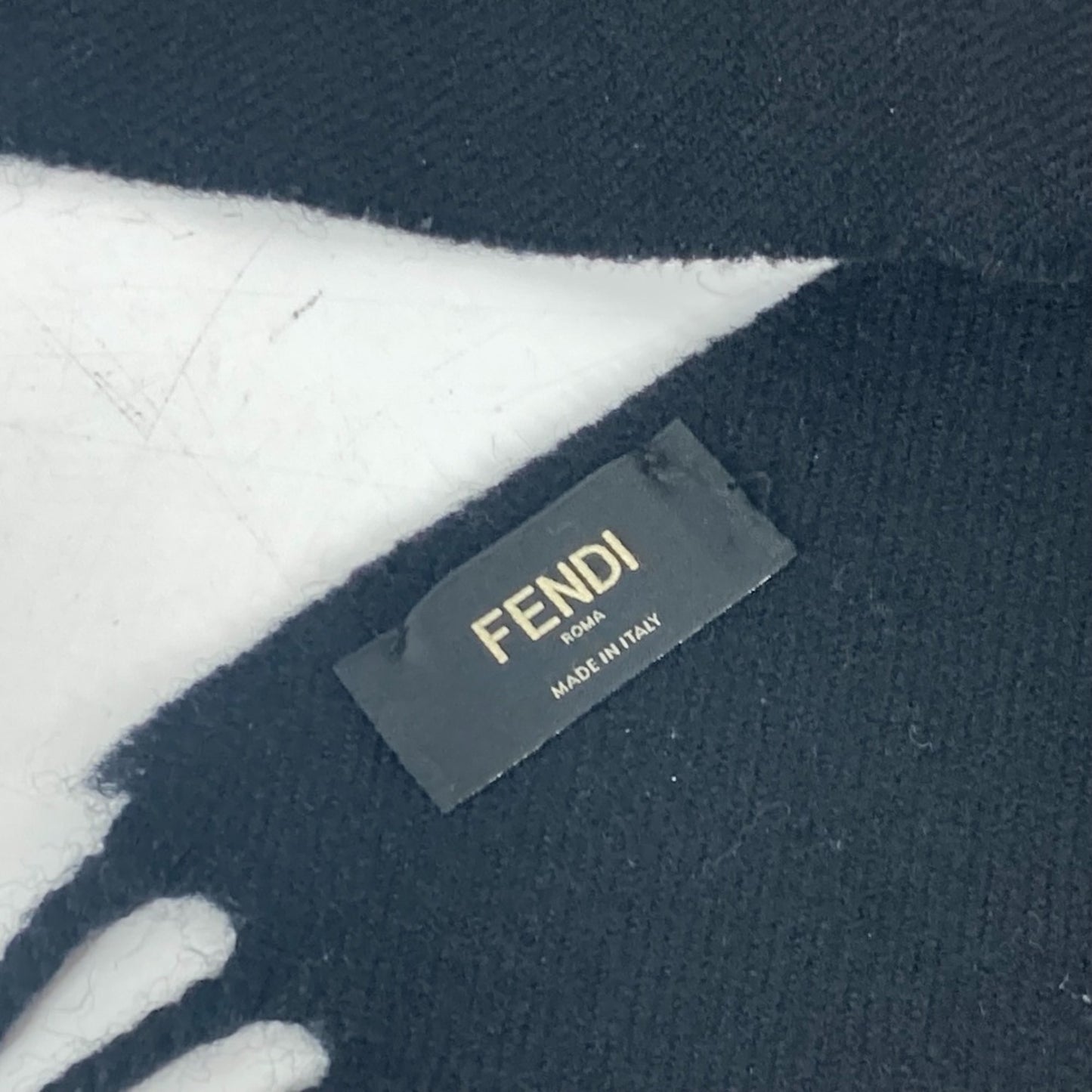 Fendi Wool Black Scarves