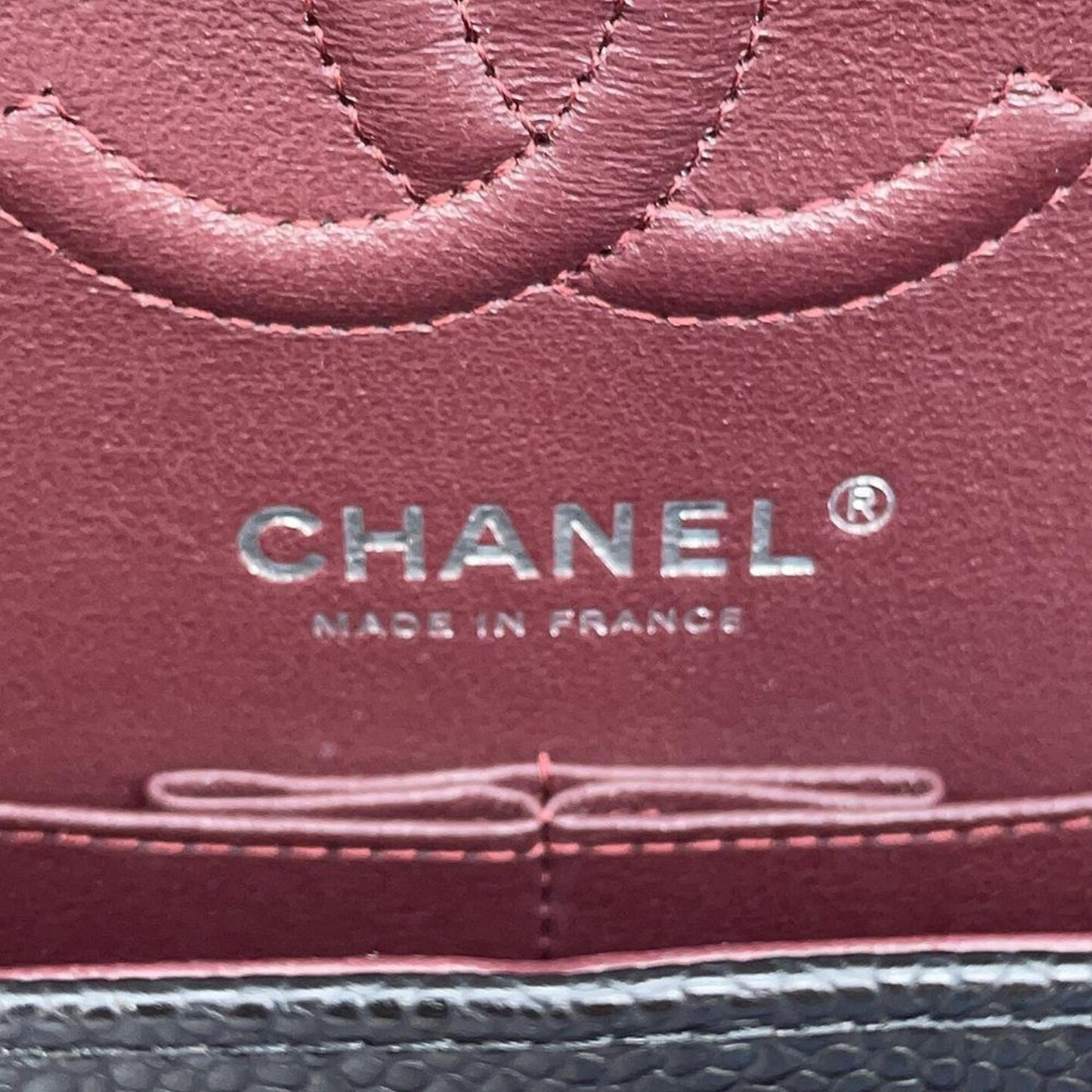 Chanel Calfskin Black Shoulder Bags
