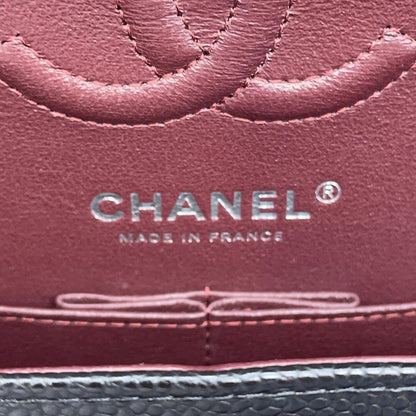 Chanel Calfskin Black Shoulder Bags