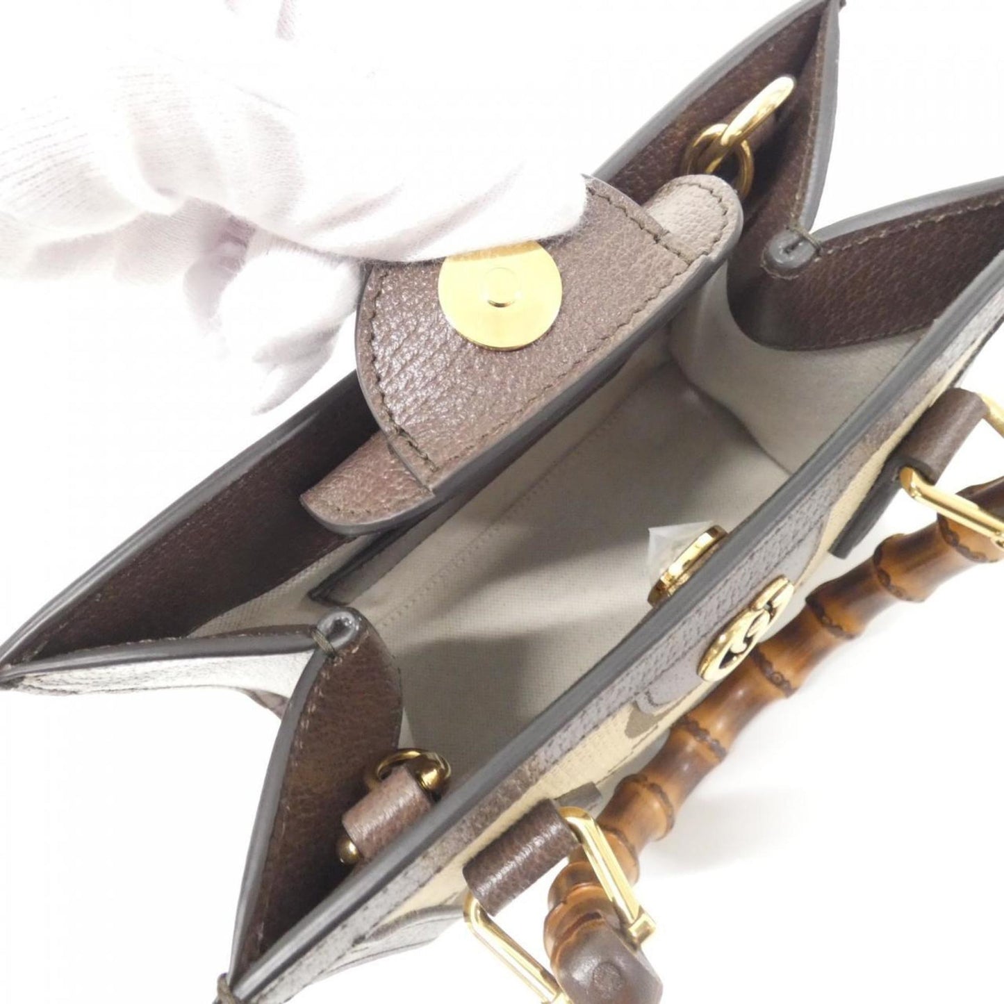Gucci Canvas Brown Handbags