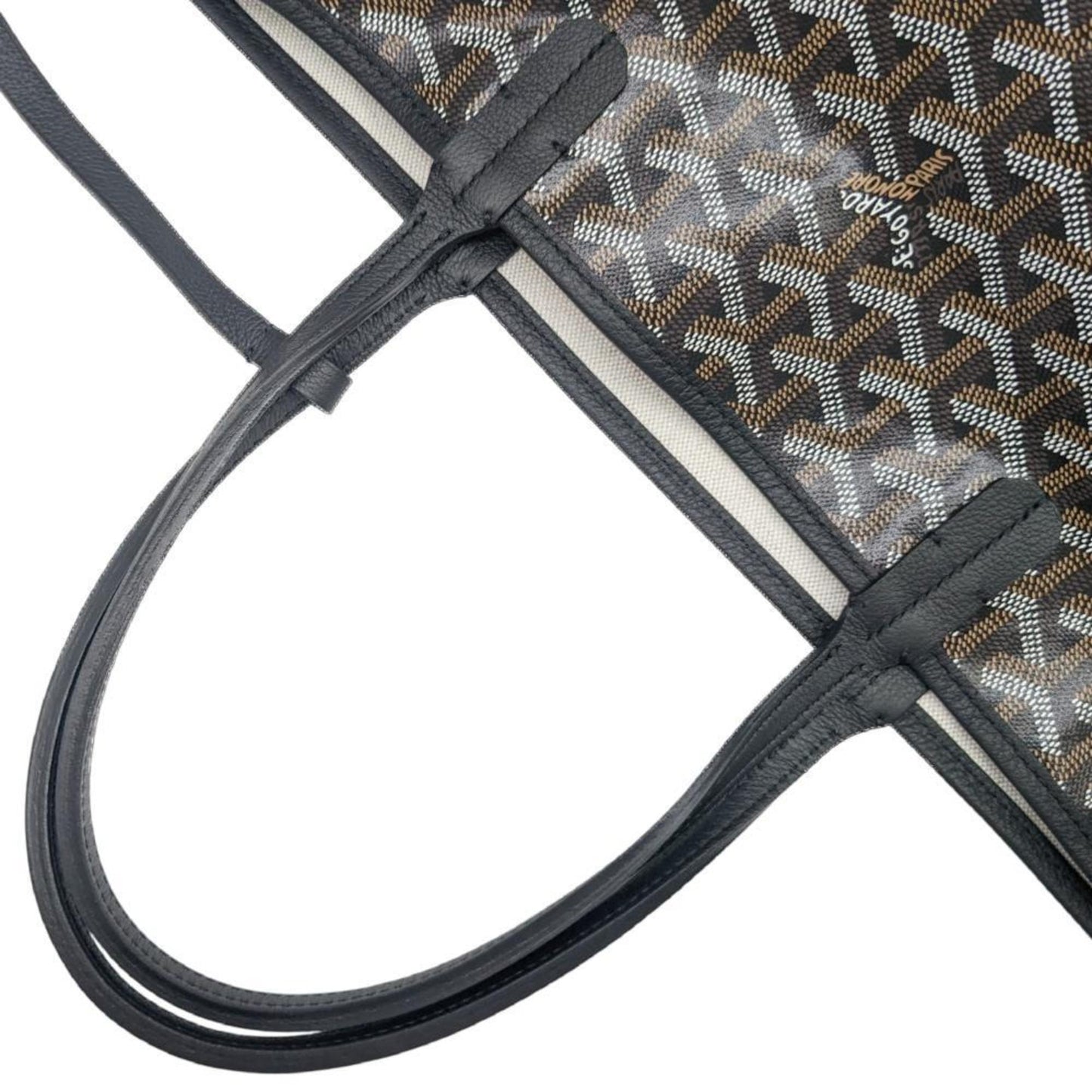 Goyard Coated Canvas Black Tote Bags