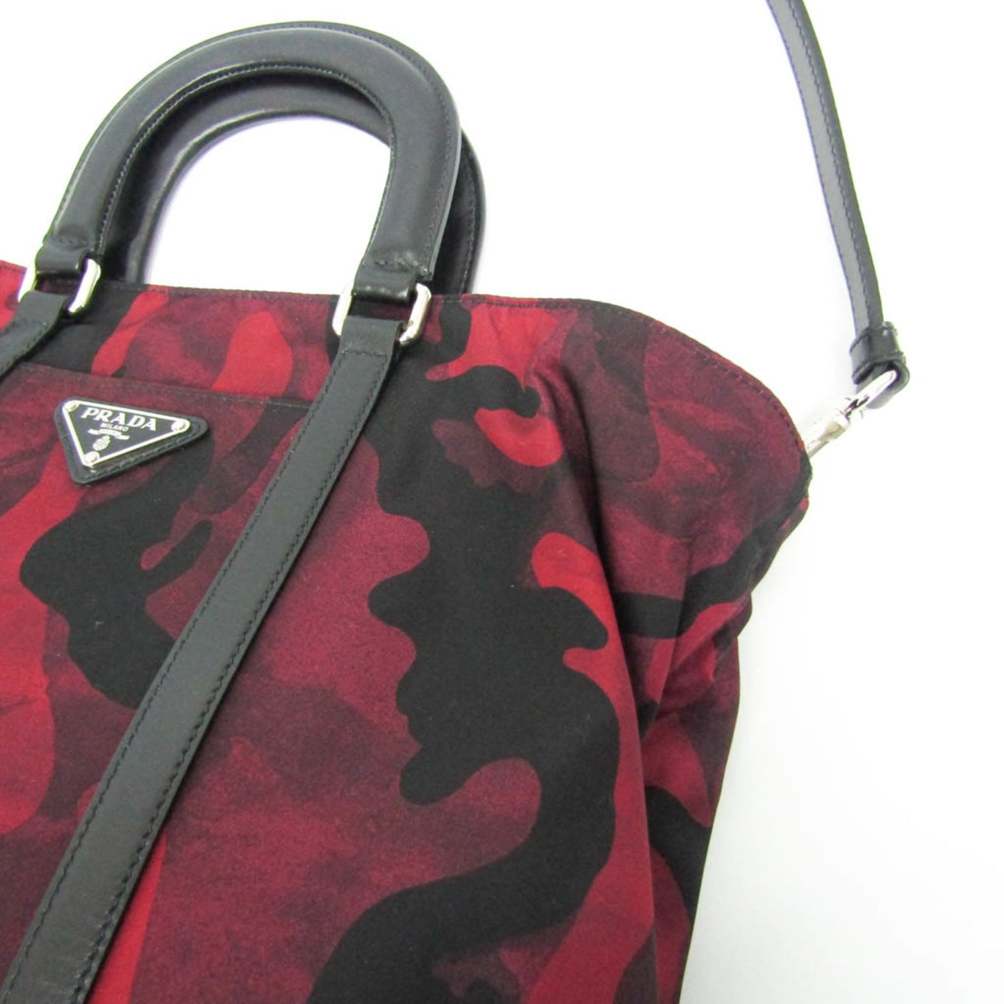 Prada Nylon Red Shoulder Bags