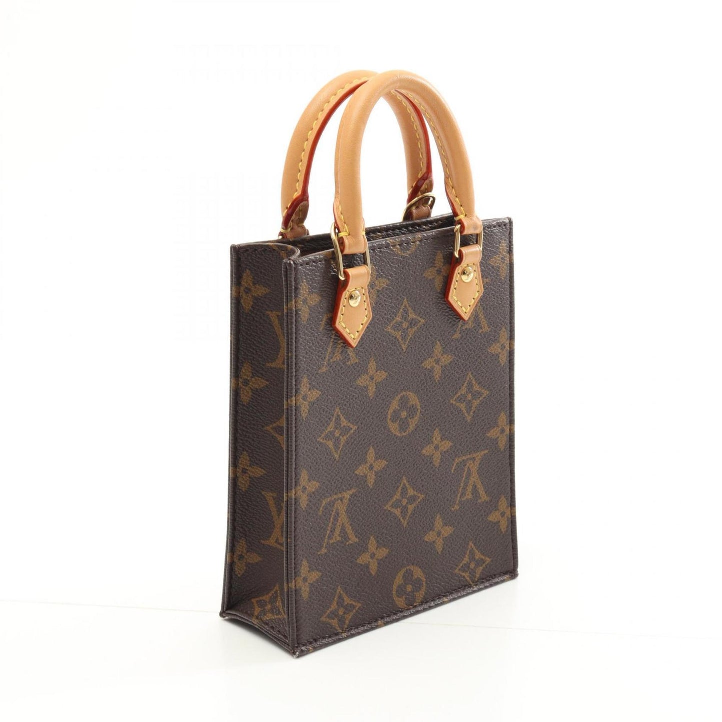 Louis Vuitton Coated Canvas Brown Handbags