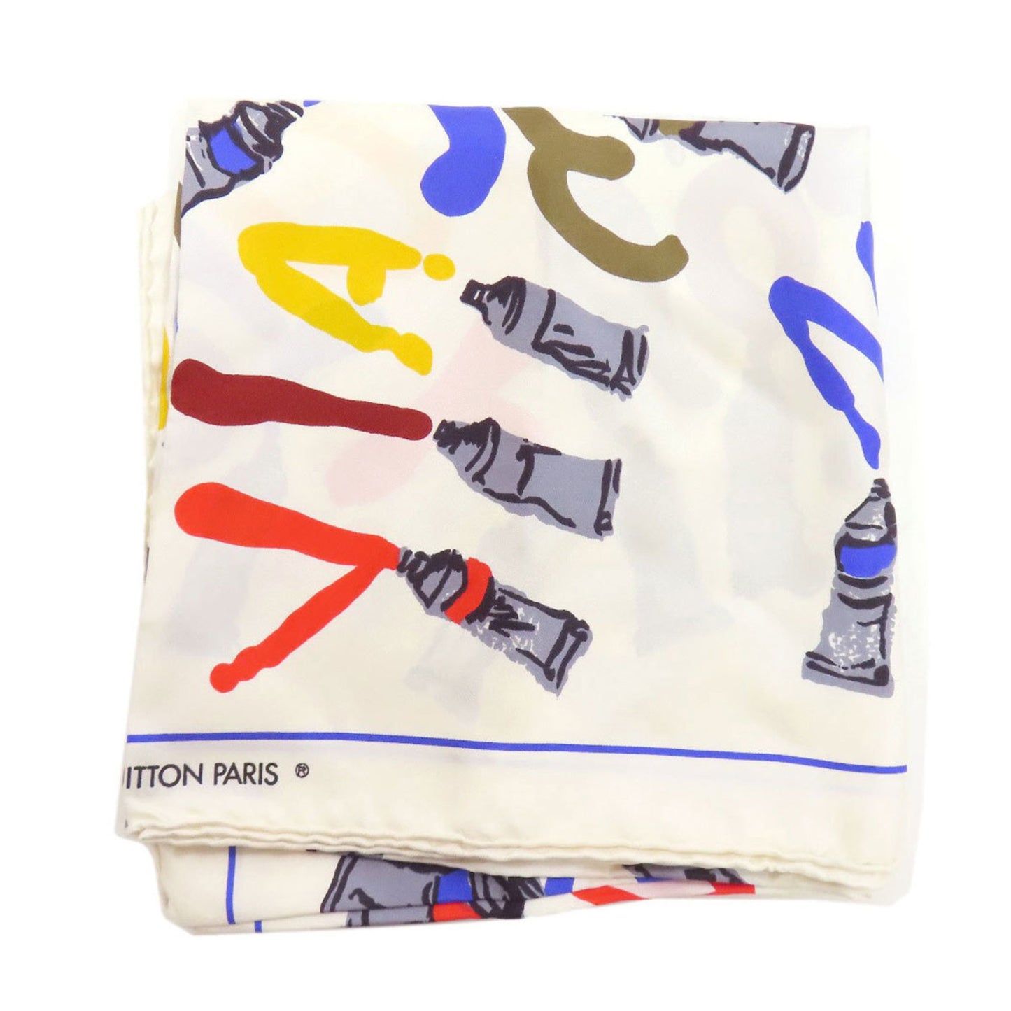 Louis Vuitton Silk White Scarves