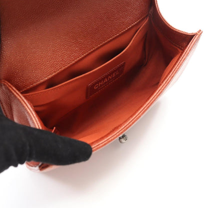 Chanel Calfskin Brown Shoulder Bags