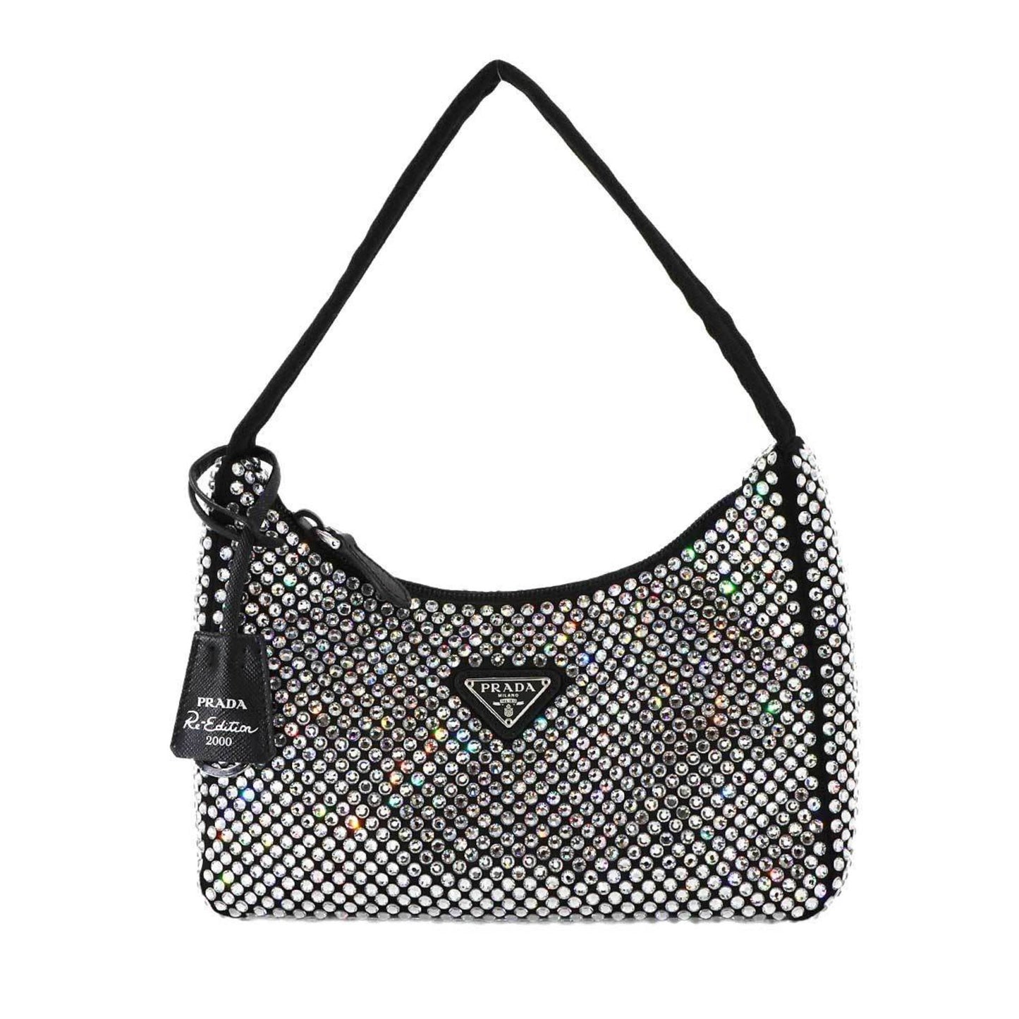 Prada Satin Black Handbags