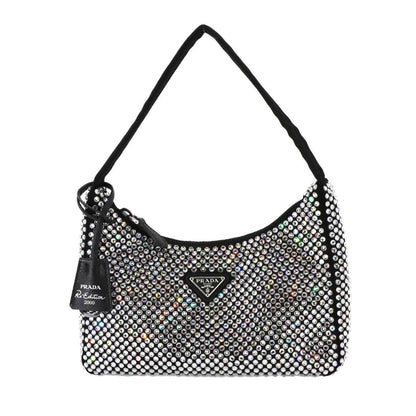 Prada Satin Black Handbags