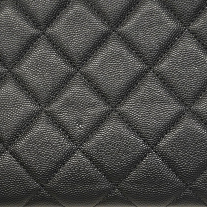 Chanel Calfskin Black Handbags