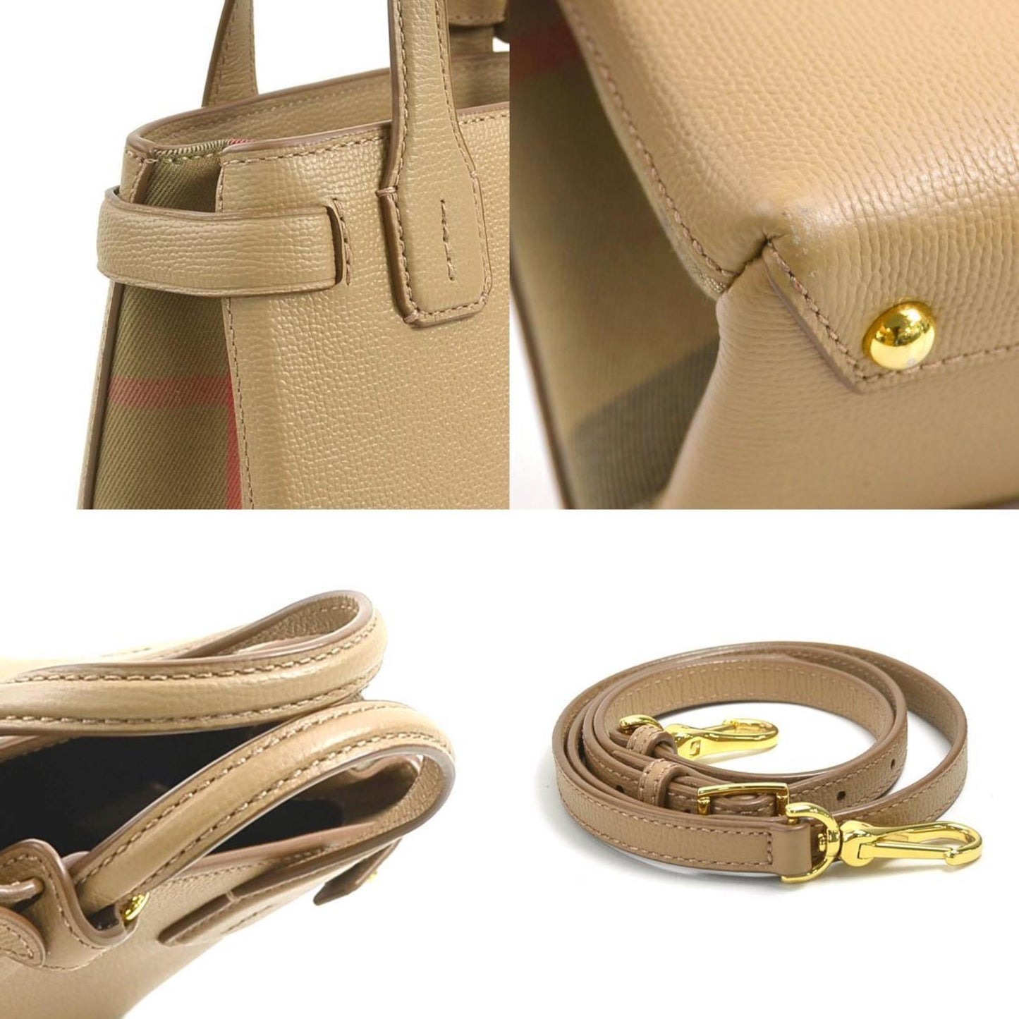 Burberry Canvas Brown Handbags