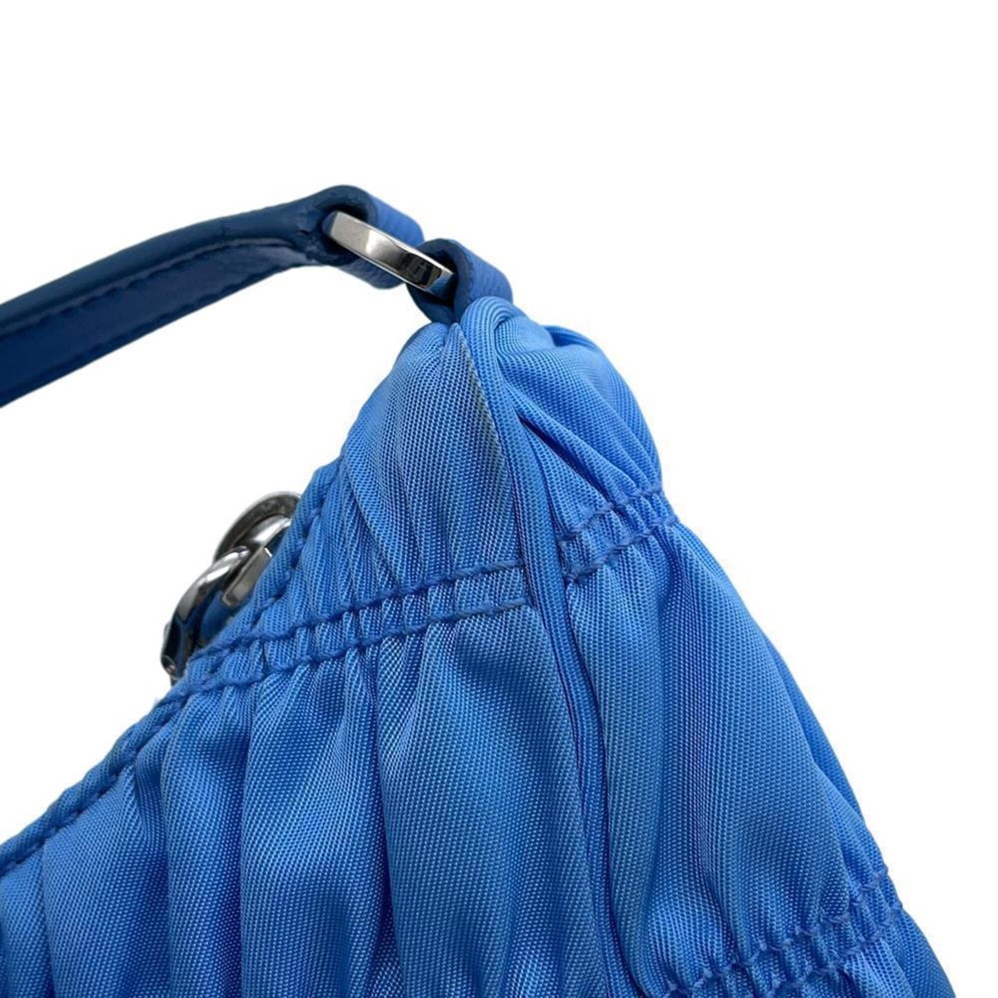 Prada Nylon Blue Shoulder Bags