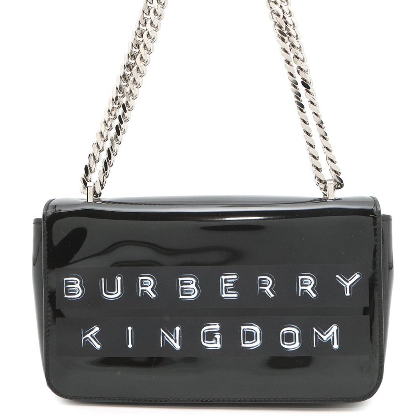 Burberry Patent Black Shoulder Bags