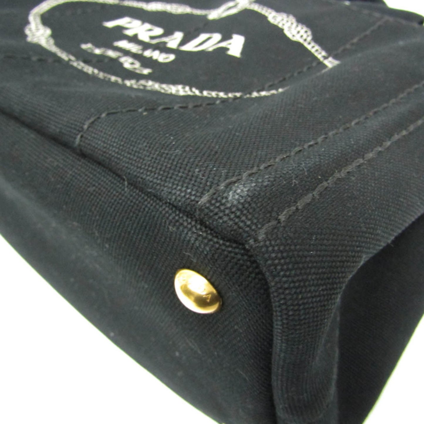 Prada Canvas Black Shoulder Bags
