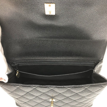 Chanel Calfskin Black Handbags