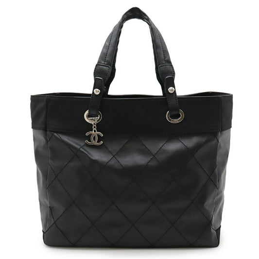 Chanel Coated Canvas Black Handbags