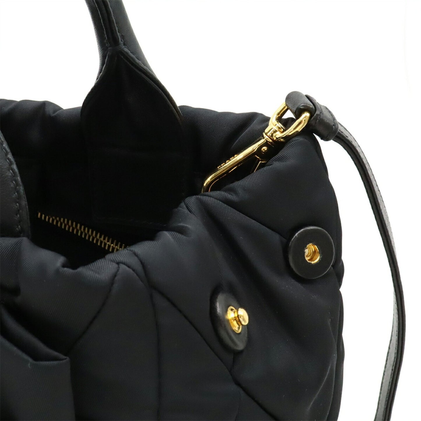 Prada Nylon Black Handbags