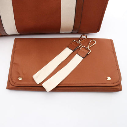 Chloé Canvas Brown Tote Bags