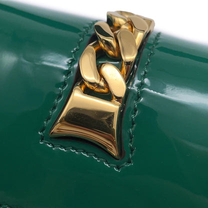 Gucci Patent Green Handbags