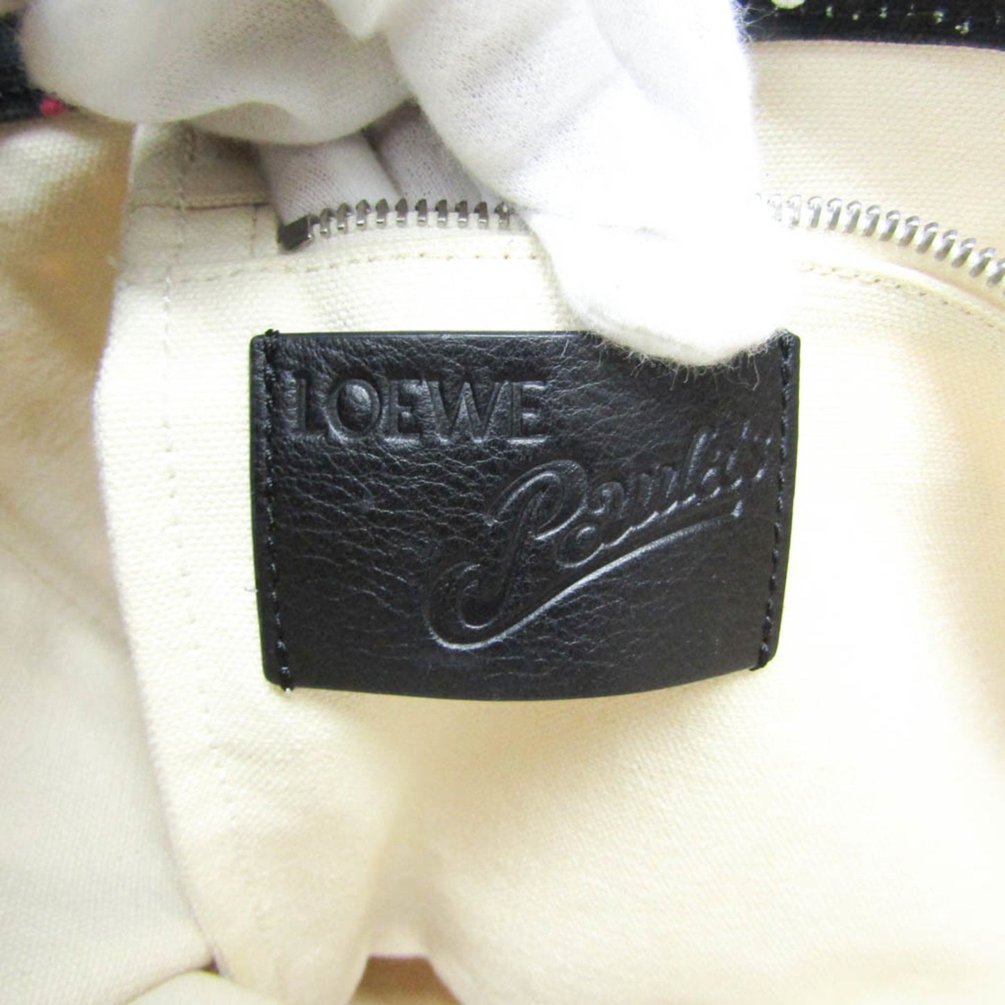 Loewe Canvas Black Tote Bags