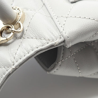 Chanel Calfskin Gray Handbags