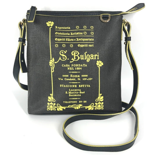 Bvlgari Pvc Gray Shoulder Bags